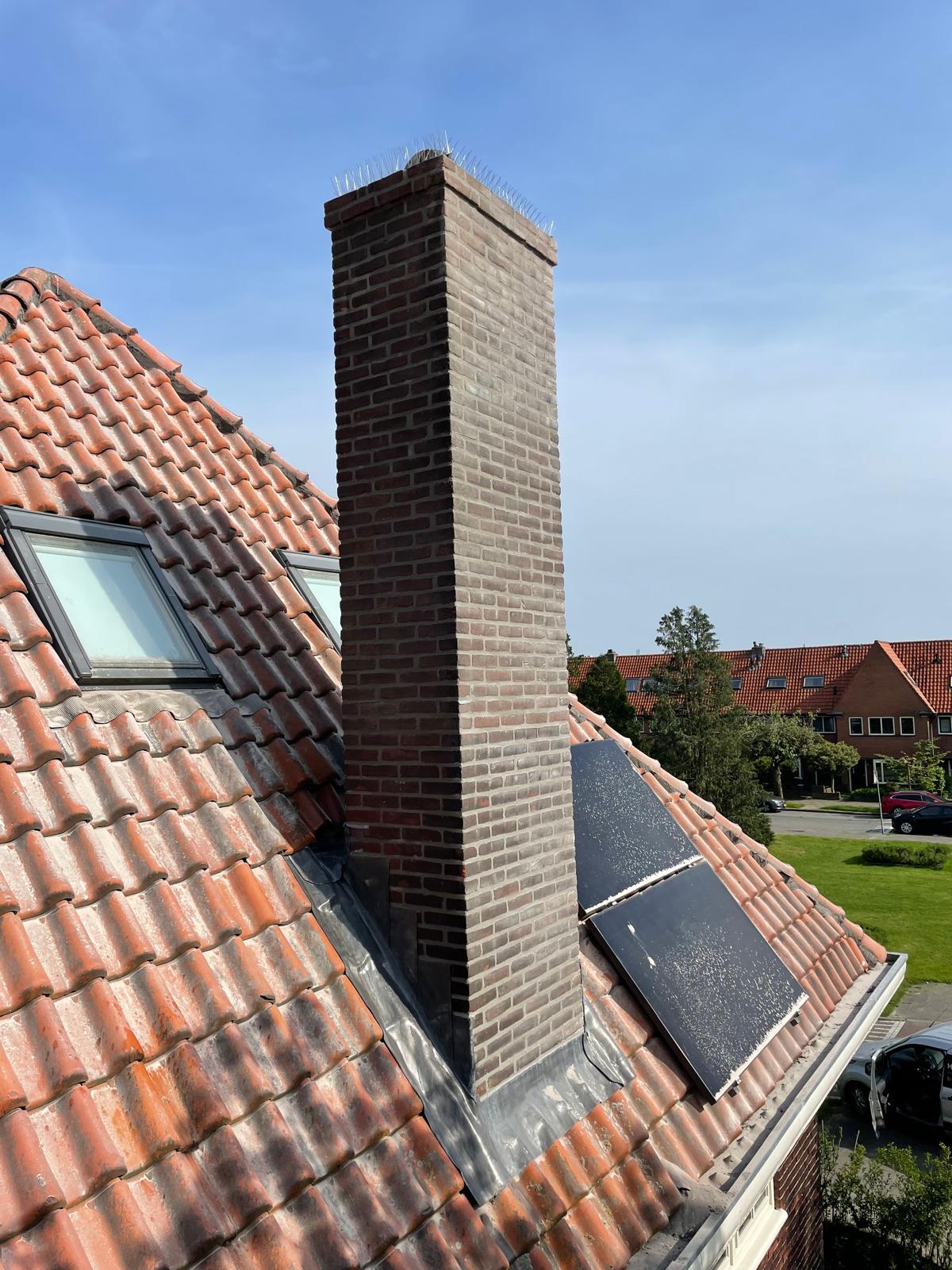 Schoorsteen gerenoveerd door DakDienstService