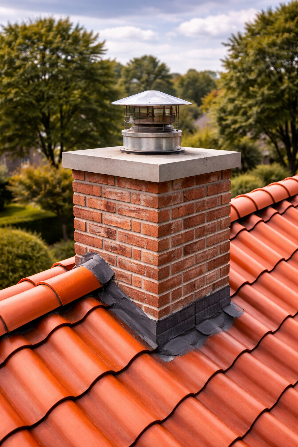 Schoorsteen gerenoveerd door DakDienstService